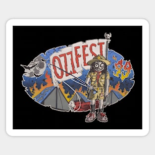 VINTAGE THE OZZ FEST 1999 FESTIVAL Sticker